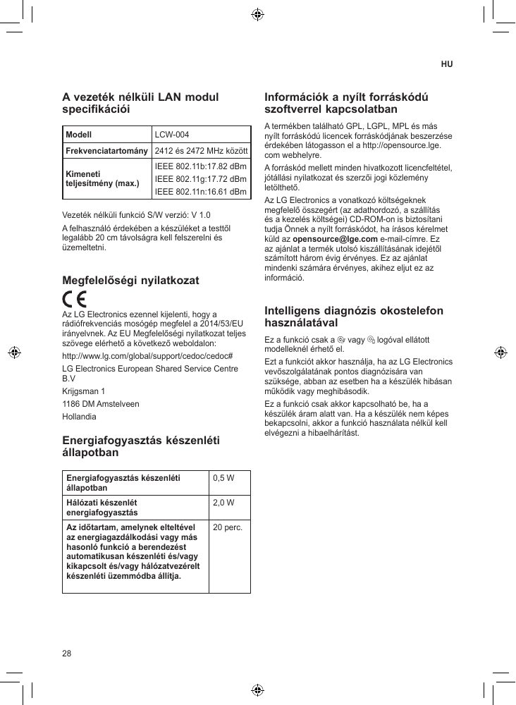 A(z) LG F4WN209S0E eredeti dokumentumának 28. oldala